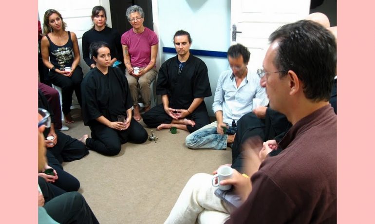 Professor do Dharma Ricardo Sasaki em Florianópolis